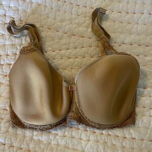 Chantelle Tan Lace Accent Bra